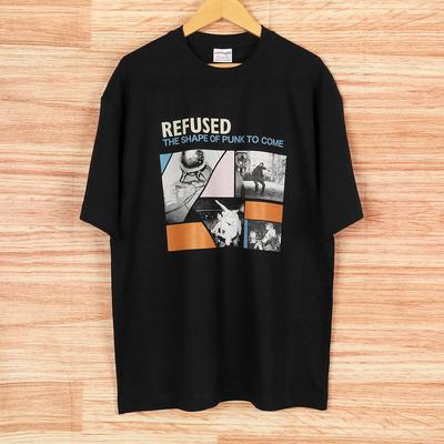 Refused TShirt The Shape Of Punk To Come Prog Rock Hardcore Punk Fugazi Cash Bad Religion Unisex Tops Clothes Cotton Unisex Shirt