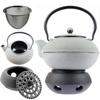 Kettle Cast Iron 1.5 L Infuser Tea Strainer Cast Iron Warmer