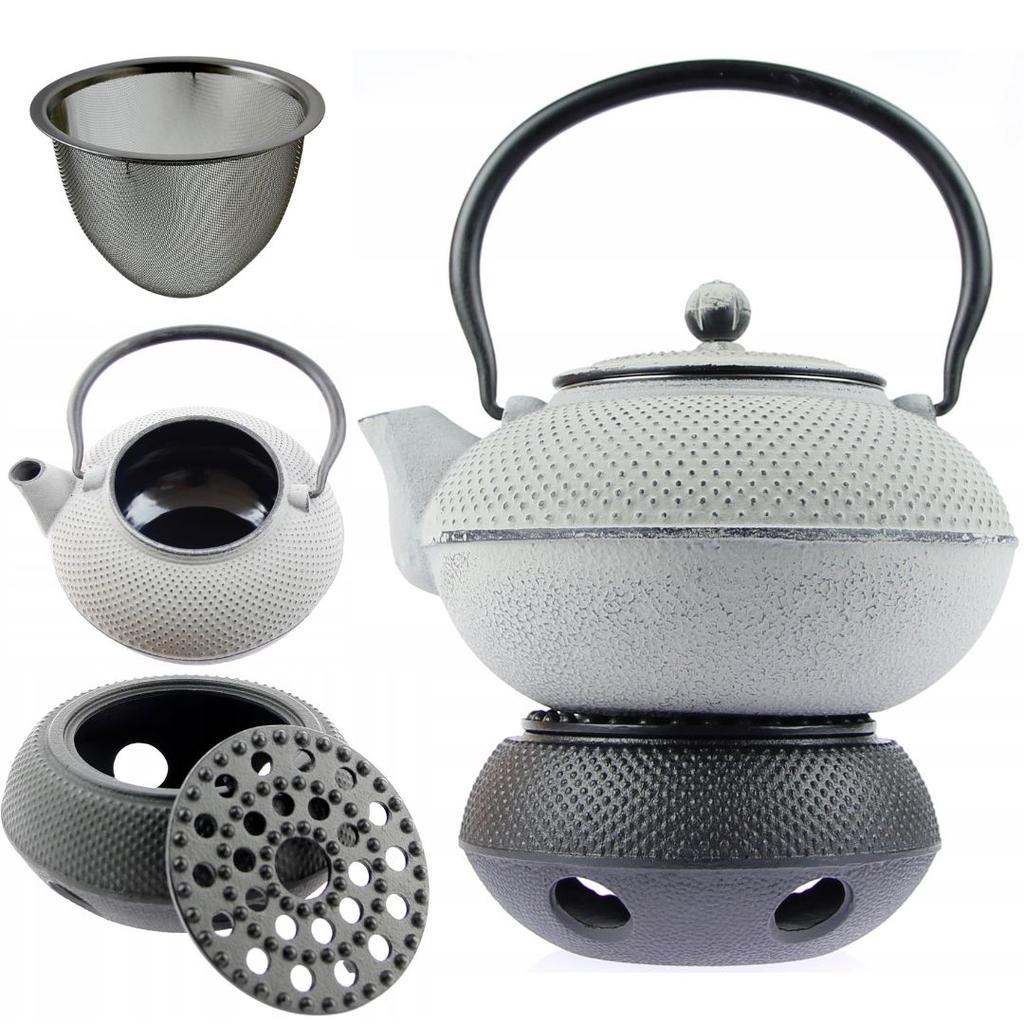 Kettle Cast Iron 1.5 L Infuser Tea Strainer Cast Iron Warmer
