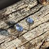 Blue Sapphire 925 Sterling Silver Earring Gemstone Natural Certified Oval Cut