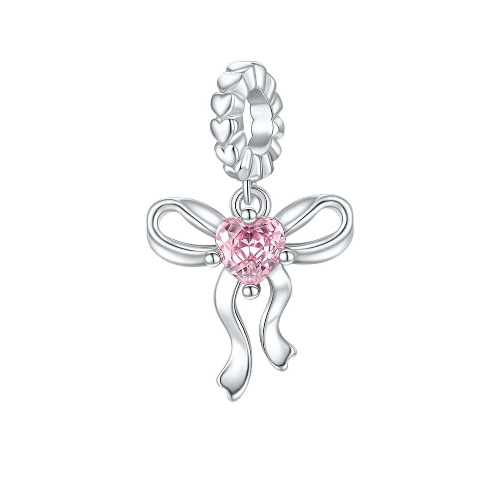 Originale Kupfer Familienanhänger Mama Blume Herz Perlen Für Halskette DIY Armband Geschenk Schmuck Muttertag