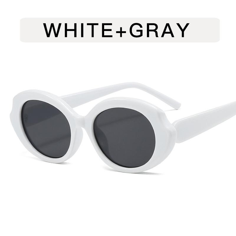 European American Style Party Sunglasses Oval Shape Anti-reflective Sun Glasses for Men Vacation Travelling Female Sunglass