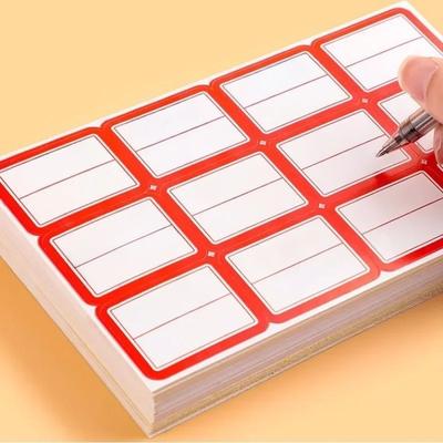 50 listů Kancelářský samolepicí štítek Papírové ručně psané samolepky na štítky Klasifikace Cena Název Samolepky Samolepící štítky