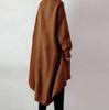 2025 Autumn/Winter Korean-Japanese Knit Batwing Sleeve High-Neck Loose Sweater