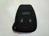 4 Buttons Soft Silicone Car Key Case Cover For Chrysler 300 Aspen For Dodge Dakota Durango For Jeep Grand Cherokee Commande Auto