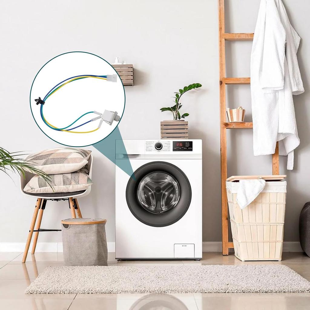 8283288 Dryer Door Switch with Wire, Whirlpool Dryer, WPW10318609 W10318609 8574875 W10128087 8283288 4165281 4371407 8519323 865677