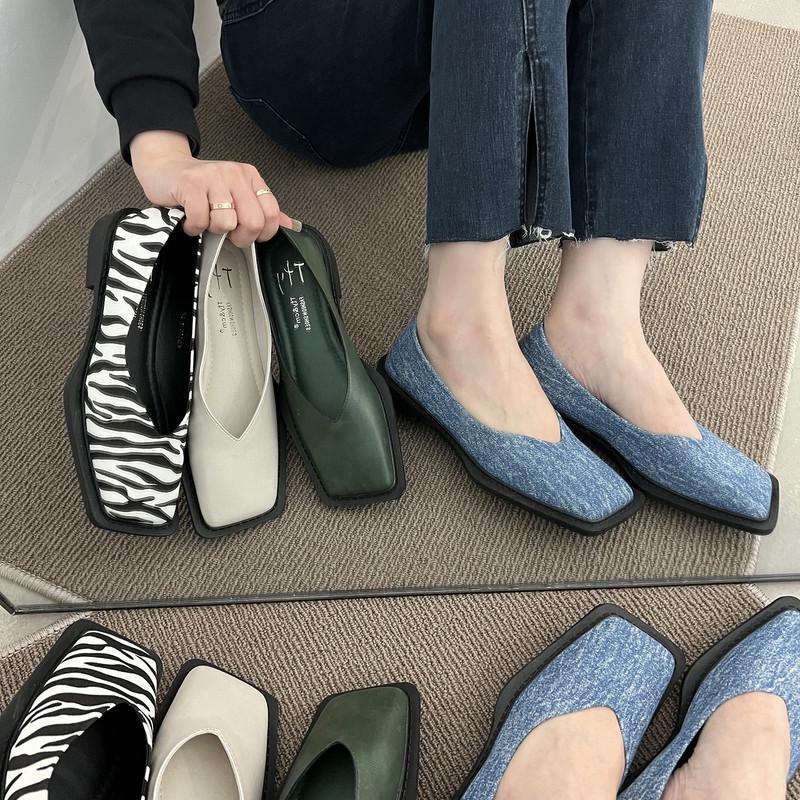 Flats Women Casual Shoes Ballet Dance  Spring New  Woman Sandals Shallow Mary Janes Shoes Casual Walking Mujer Zapatos