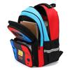 2025 Upgraded Kids Rolling Backpack with Game Console School Bag for Students Lightweight Blue