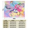 My Little Ponys Warm Soft Blanket  Kids Plush Throw Blanket Funny Bedroom Flannel Bedspread Sofa Bed Cover