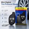 Mini Digital Tire Pressure Gauge 3-150 PSI Portable Keychain Tester 4 Unit Modes Auto Off for Car Motorcycle Bicycle TruckTire Pressure Monitoring