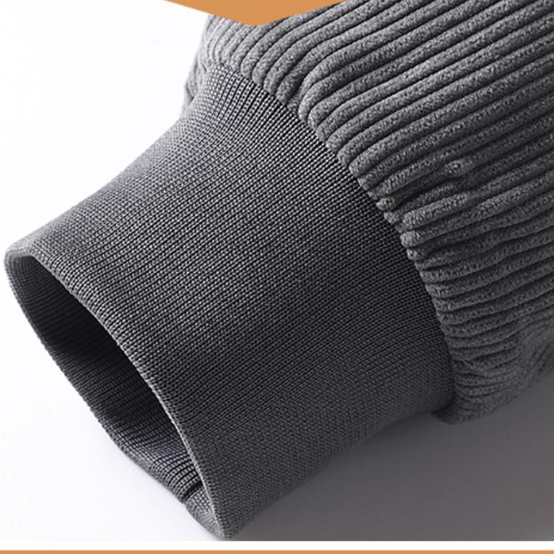 Herrars Nya Höst- och Vinter Casual Fleece Varm Plus Sammet Kavaj Utomhus Lös Casual Jacka För Män