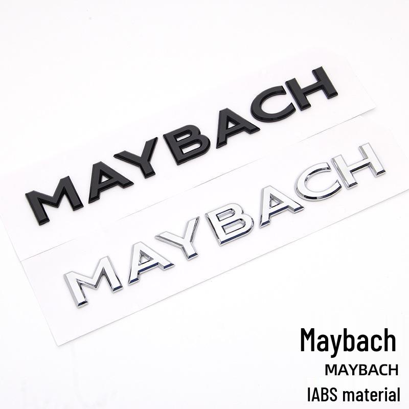 Maybach S-Class Viano Rear Trunk Badge - English Letter Mod Kit