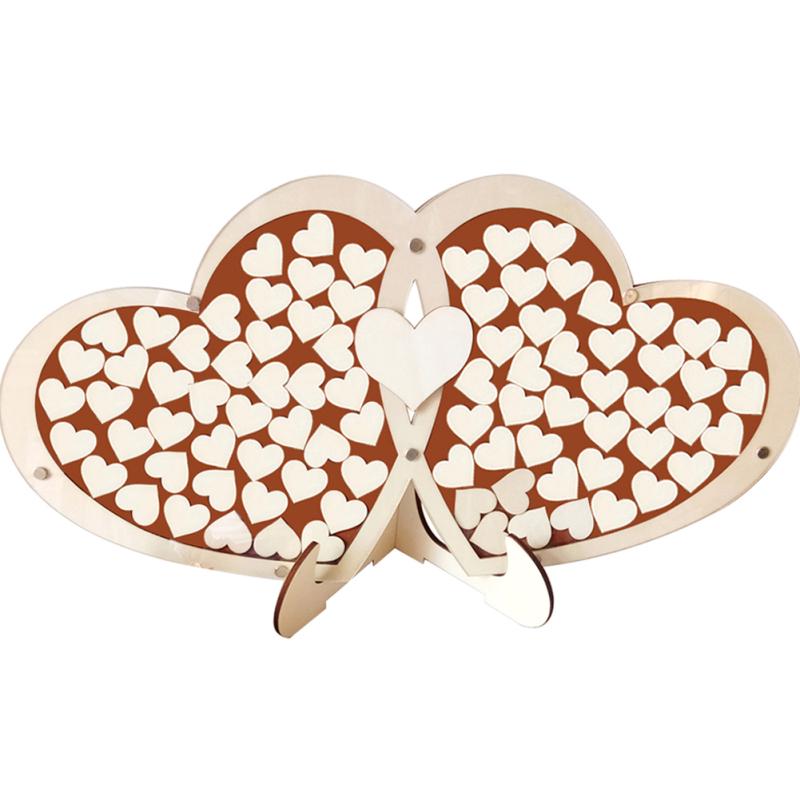 

Гостевая книга на свадьбу, гостевая книга в форме сердца, закладка для входа в систему с кронштейном-подставкой на столе JM01670