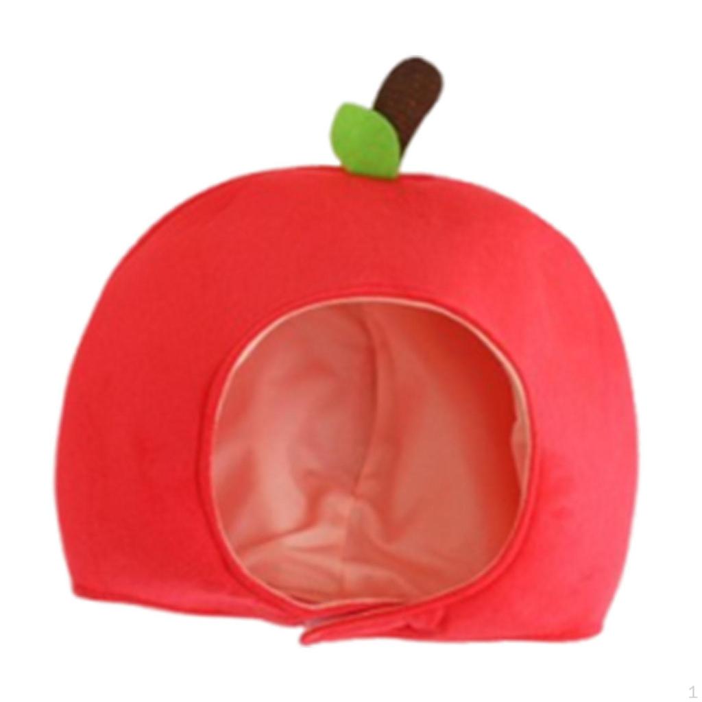 Funny Small Apple Hat Headwear Fancy Dress for Celebration Party Favors Supplies