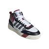 Adidas Originals Post Up Leather Round Toe Lace-Up Shock Absorbing Durable Mid-Top Sneakers Unisex Sneakers Red Black White ID0845