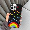 Heart Rainbow Gay Pride LGBT Phone Case For iPhone 17 Air 16 16e 15 13 14 Pro Max 11 12 Plus 2022 MAX Shell Cover