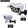 77LED Solar Garden Light PIR Motion Sensor Simulation Surveillance Dummy Camera Fake Camera IP65 Waterproof Lamp Wall Light Outdoor Smart Street Light
