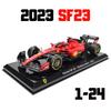 ABAJ1 Bburago 1:24 F1 serie various style 2022~2025 Ferrari SF23 16#Leclerc 55#Sainz Simulation Alloy Car Model Crafts Decoration