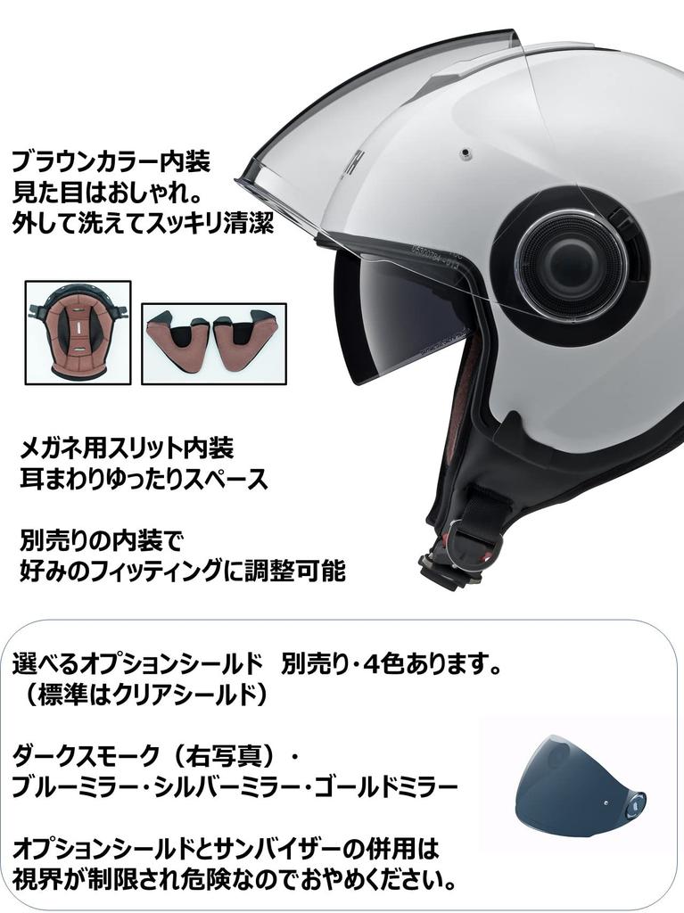 Yamaha Motor Motorcycle Helmet Open Jet S Size Co., Ltd. (Yamaha) YJ-22IIZENITH Semi-Black 90791-2373W