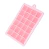 ZISIZ Silicone Ice Cube Molds with Lids - 24 Grids (5-Pack)