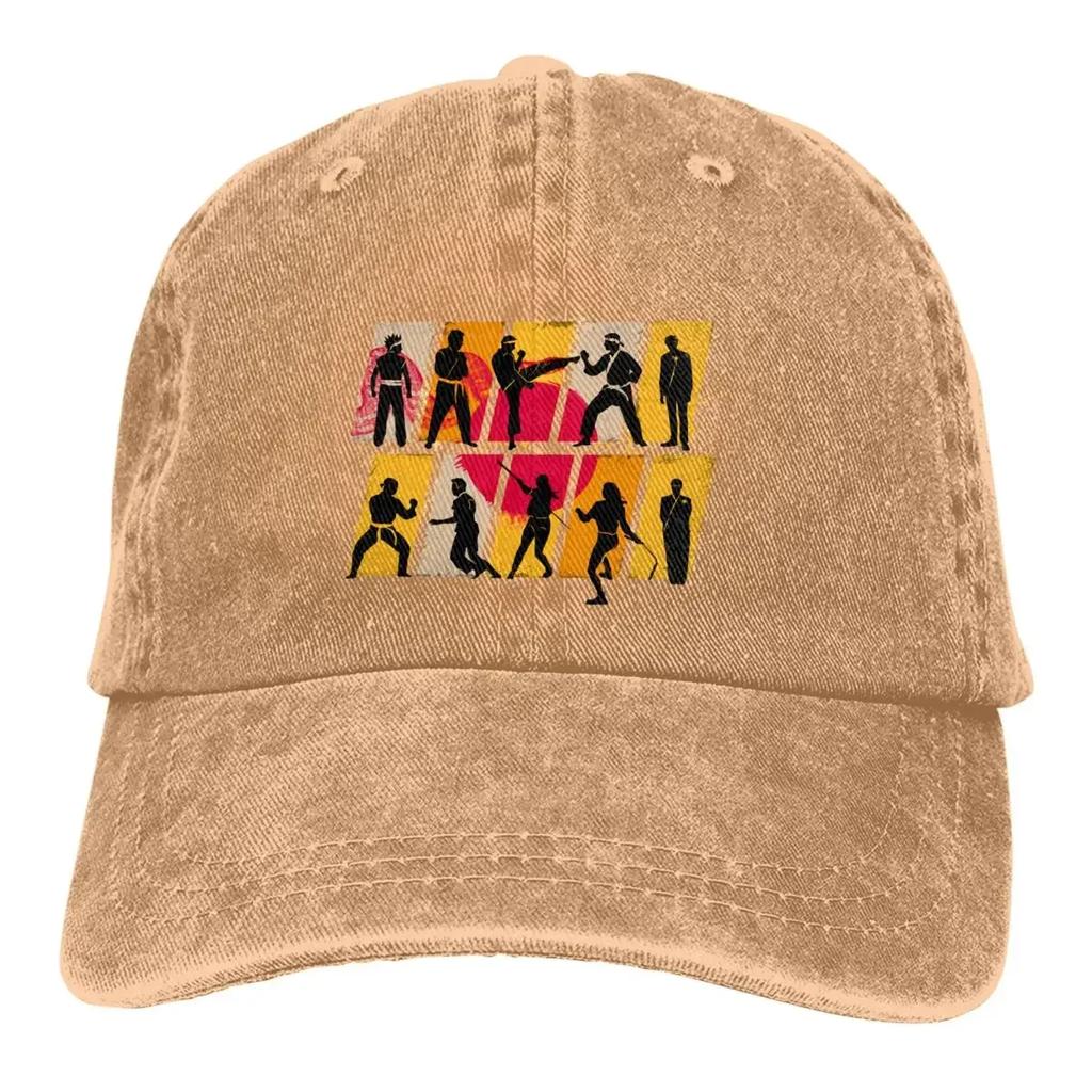 Pure Color Cowboy Hats Conflict Women's Hat Sun Visor Baseball Caps Cobra Kai Peaked Trucker Dad Hat