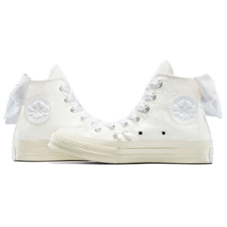 Converse Chuck 70 High Bows Unisex Sneakers White Egret A15191C
