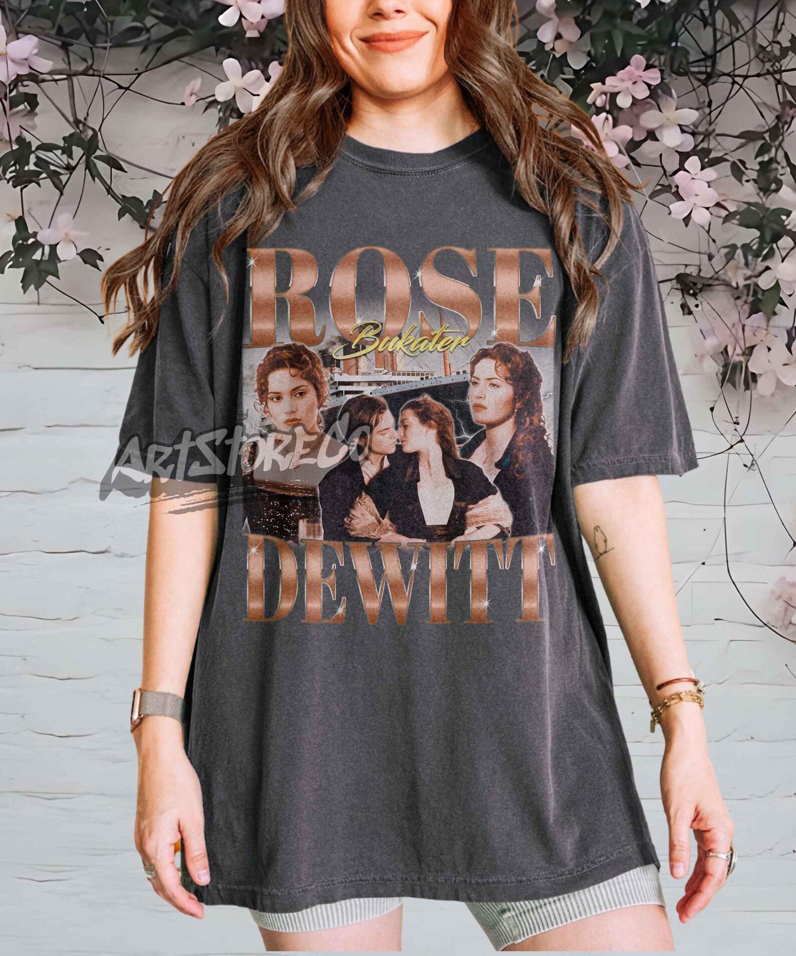 Rose DeWitt Bukater Graphic Tee, Tragic Love Inspired Retro Shirt S