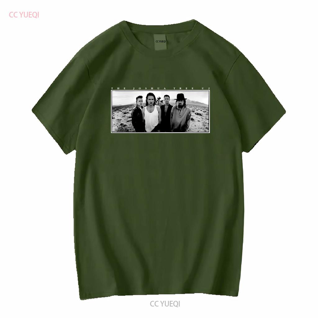 U2 Joshua Tree Black T Shirt Adult Xl Vintage Washed Casual Breathable Versatile Stretched Homme Comfortable Designer Clothes