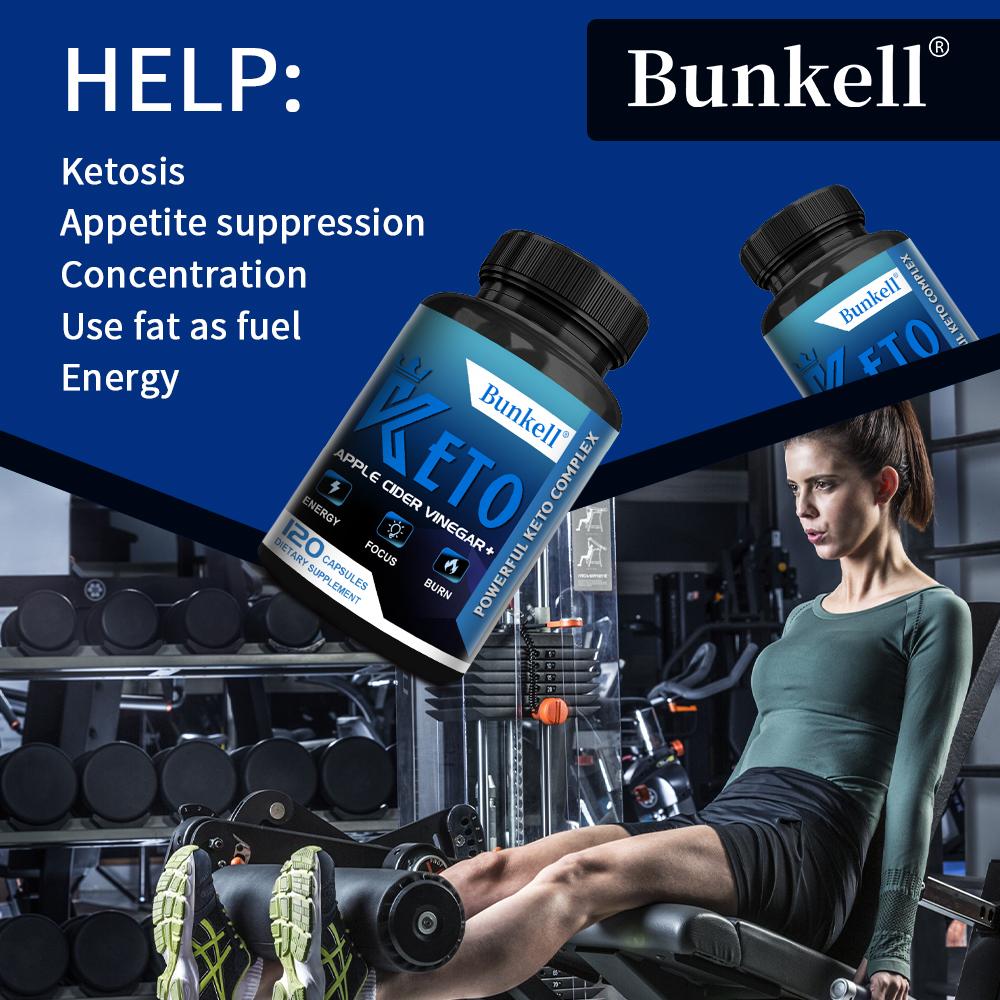 Potente Complesso Keto con Aceto di Mele per Energia Quotidiana e Supporto alla Concentrazione, 120 Capsule
