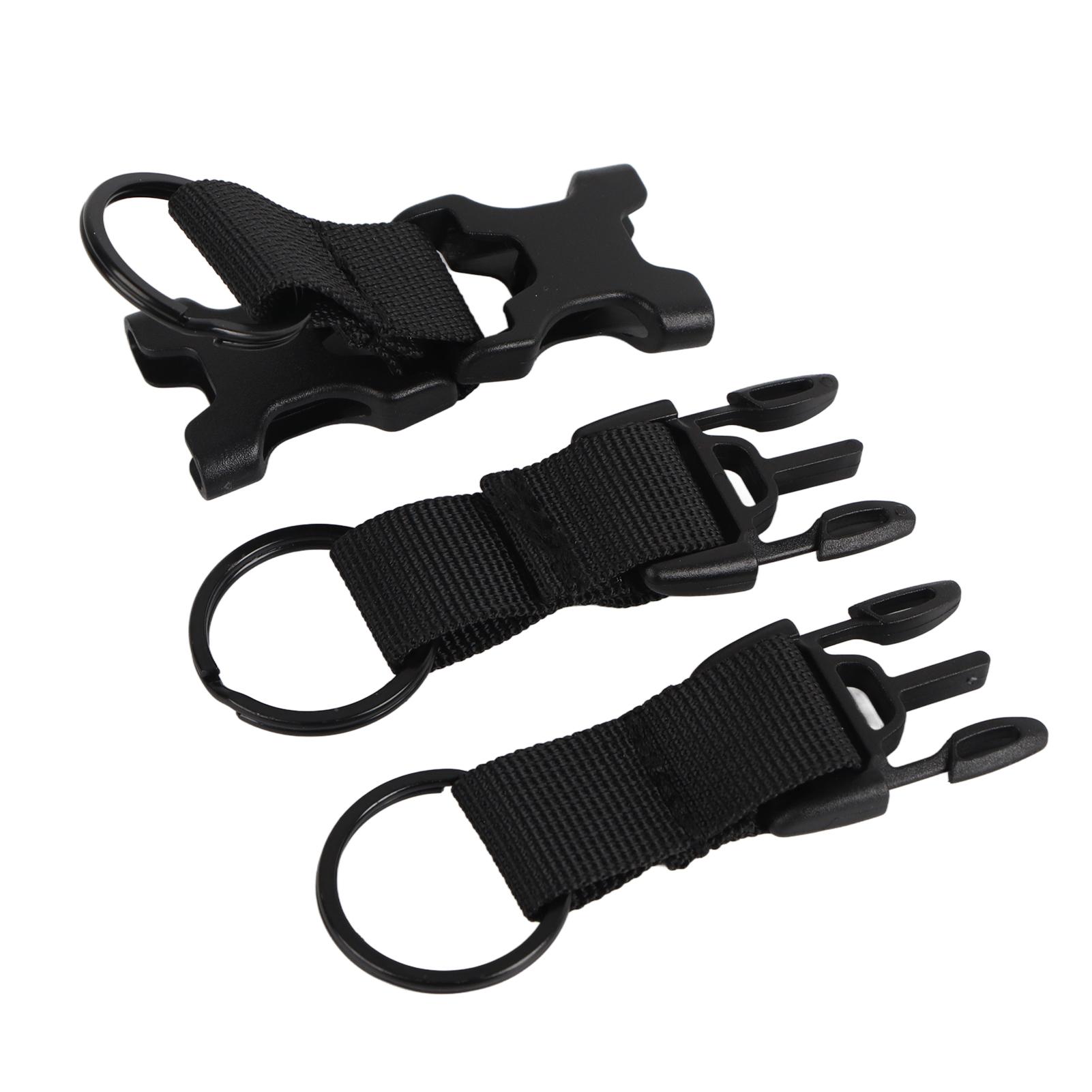 

Мужской уличный портативный многофункциональный брелок для ключей, съемная пряжка, удлинитель ремня(черный)