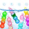 10/30/50Pcs Mini Keychain Pop Push Bubbles Fidget Toys Stress Relief Sensory Toys Children Classroom Prizes Gifts New