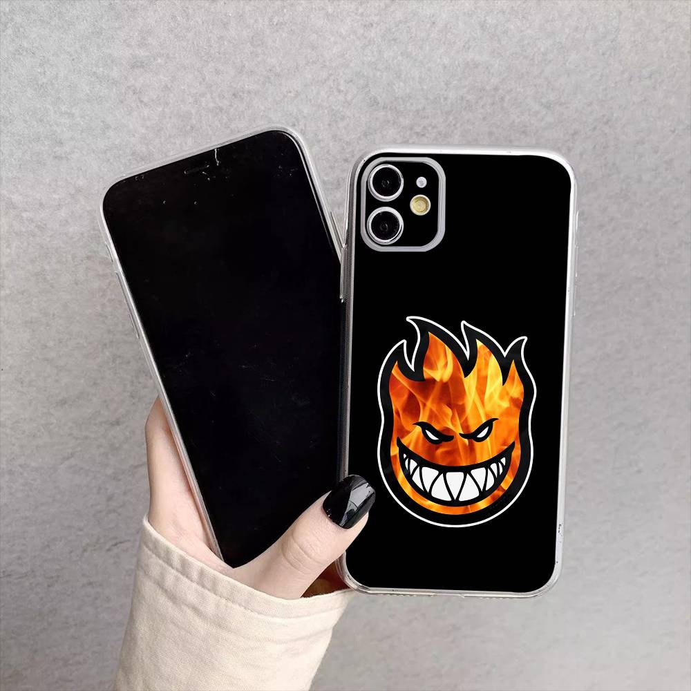 COOL Little Fire Man Phone Case For iPhone17,16,15,14,13,12,11 Plus,Pro Max Soft Transparent Cover
