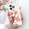 For Honor X8d 4G Case Cute Cat Luxury Flowers Painted Cover Soft Slim Phone Case For Honor X8d X 8d HonorX8d 4G Back Cover Coque