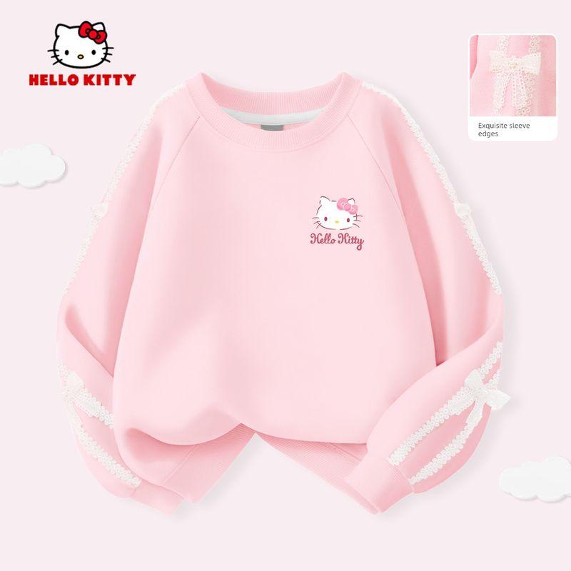 My Melody Girls' Sweatshirt Spring 2026 New Sweet and Cute Children's Long-Sleeved Top Stylish Girls' Base Shirt