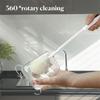 Silicone Bottle Brush 3 Pieces Foldable Bottle Cleaner With Long Handle Household Cleaning Tool For Baby Feeding Breast Pump