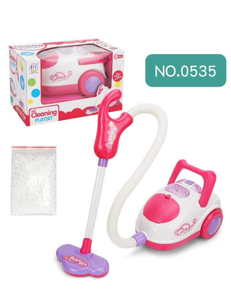 Children's Electric Vacuum Cleaner Toy with Sound and Light Effects