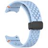 No Gaps Band for Samsung Galaxy Watch 7 FE 5 6 4 Classic 5 Pro 44mm Magnetic Silicone Bracelet Correa Galaxy Watch6 Watch4 Strap
