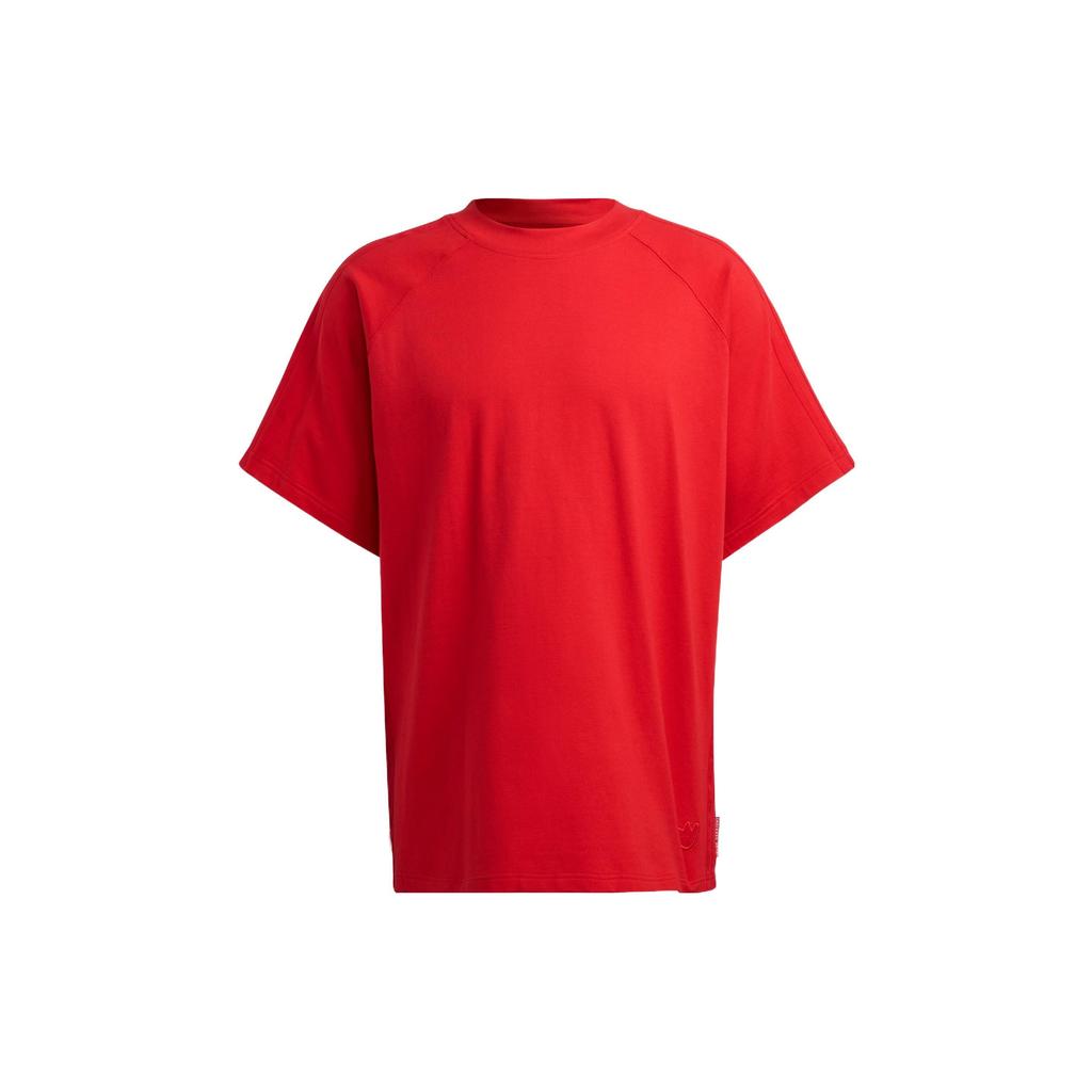 Adidas Originals Essentials Tee Men Tops Red IA2445
