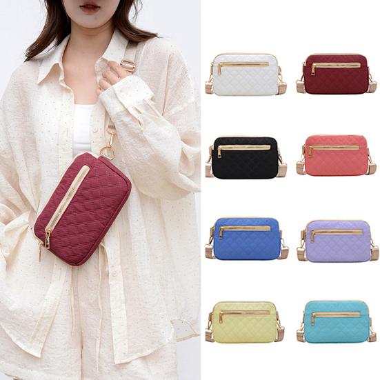 

Women Crossbody Fanny Pack Zippered Phone Pouch Belt Bag with Earphone Hole