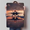 Modern Military Style F Fighter Metal Wall Art Home Decorative Hanging Decoration with Metal Texture