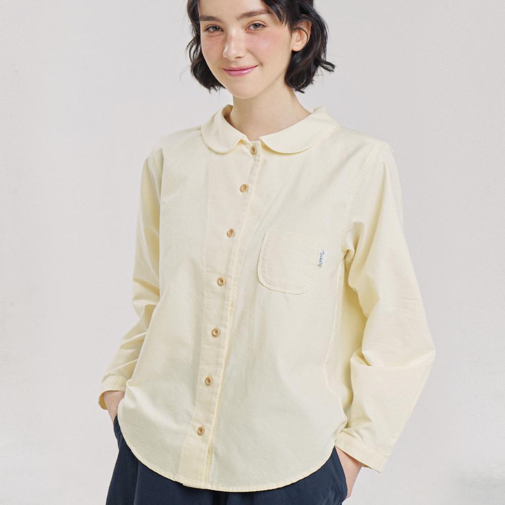 CHIQUITA Round Shirt (Oxford) Yellow 241302Syl