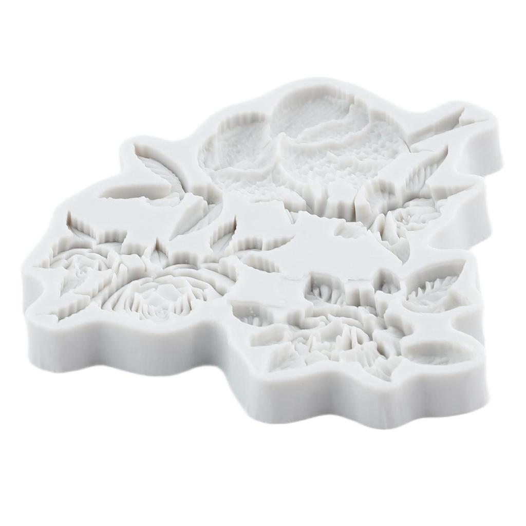 Magpie Silicone Mold Flower Twigs Fondant Molds Cake Decorating Tools Cupcake Topper Candy Resin Clay Chocolate Gumpaste Mold