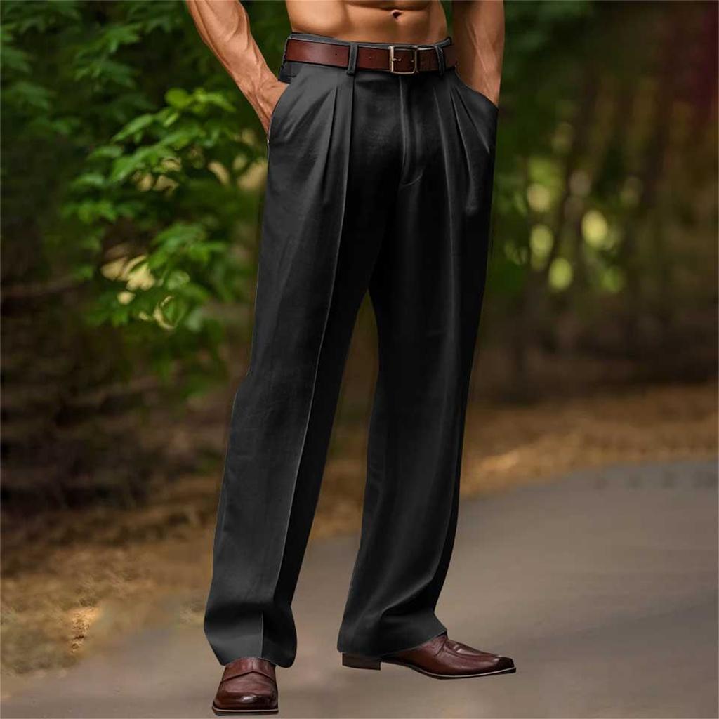 Men's Fashionable  Breathable Straight-leg Pants - Outdoor Casual Loose Pants