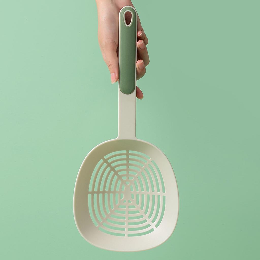 Nylon Skimmer Spoon Professional Food Grade Heat Resistance Draining Large Capacity Strainer Spoon