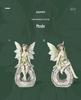 Nordic Style Creative Flower Fairy Resin Garden Angel Ornaments