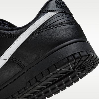 Nike Dunk Low Black White Swoosh