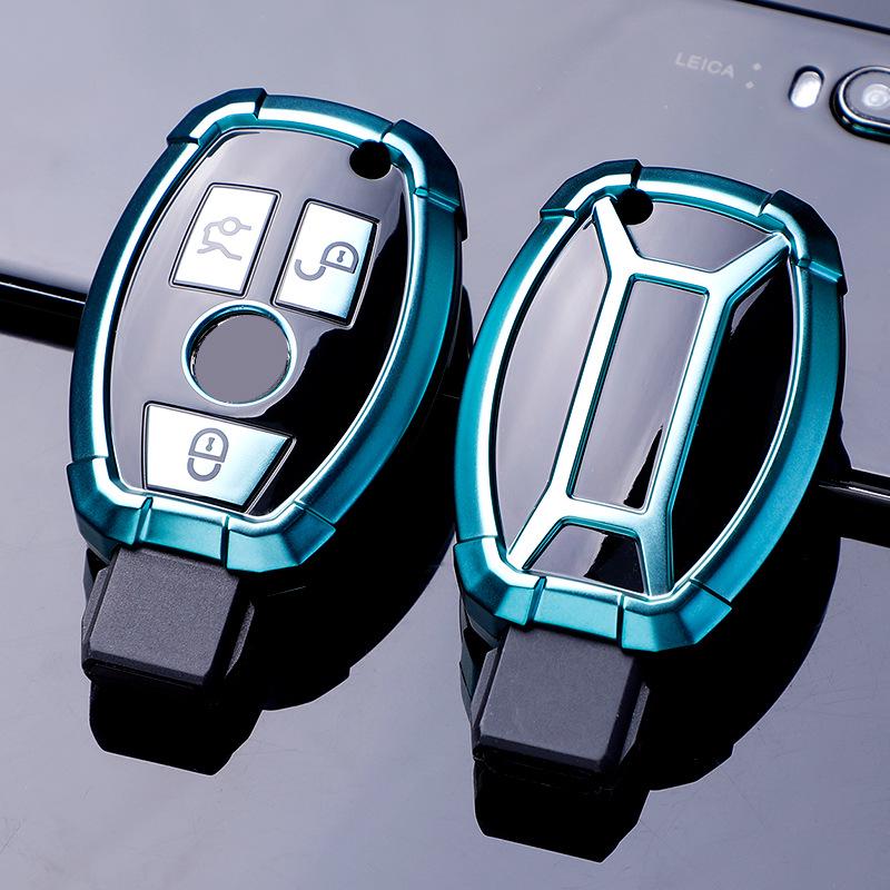 Mercedes Key Cover for E-Class, C-Class, C200L, CLA, GLA200, GLC260L, and GLS Models
