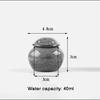 Mini Urn for Divided Ashes, Handmade Ceramic Memorial Urn for Human Cremation, LXLXCS Urn L0529