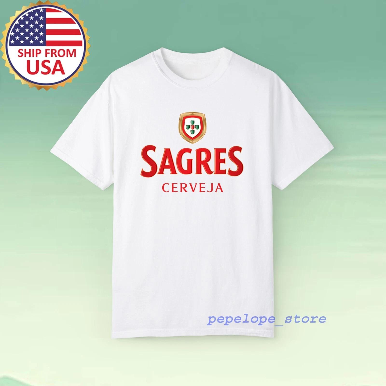 Sagres Cerveja Men s White Size S-5XL M