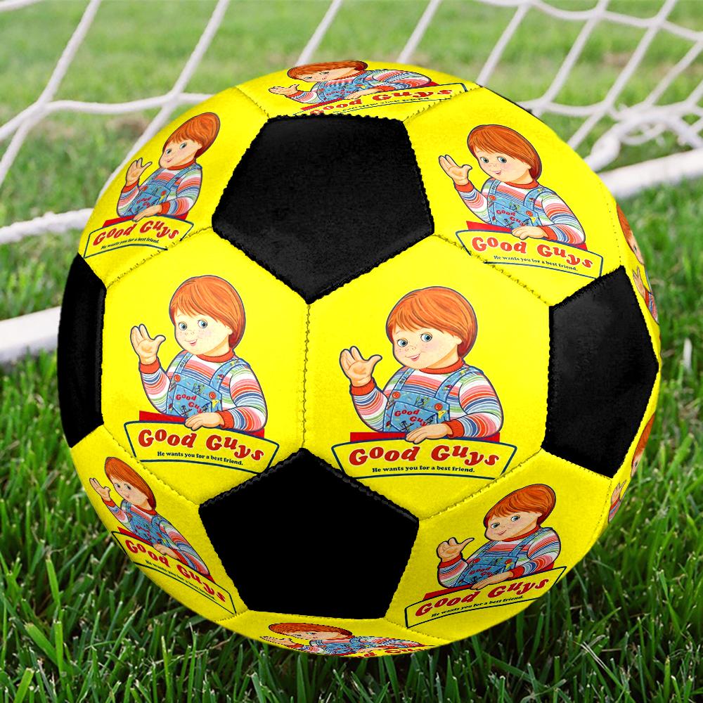 Chucky Theme Size 5 Soccer Ball, Suitable for Both Indoor and Outdoor Matches, a Gift Suitable for Everyone.